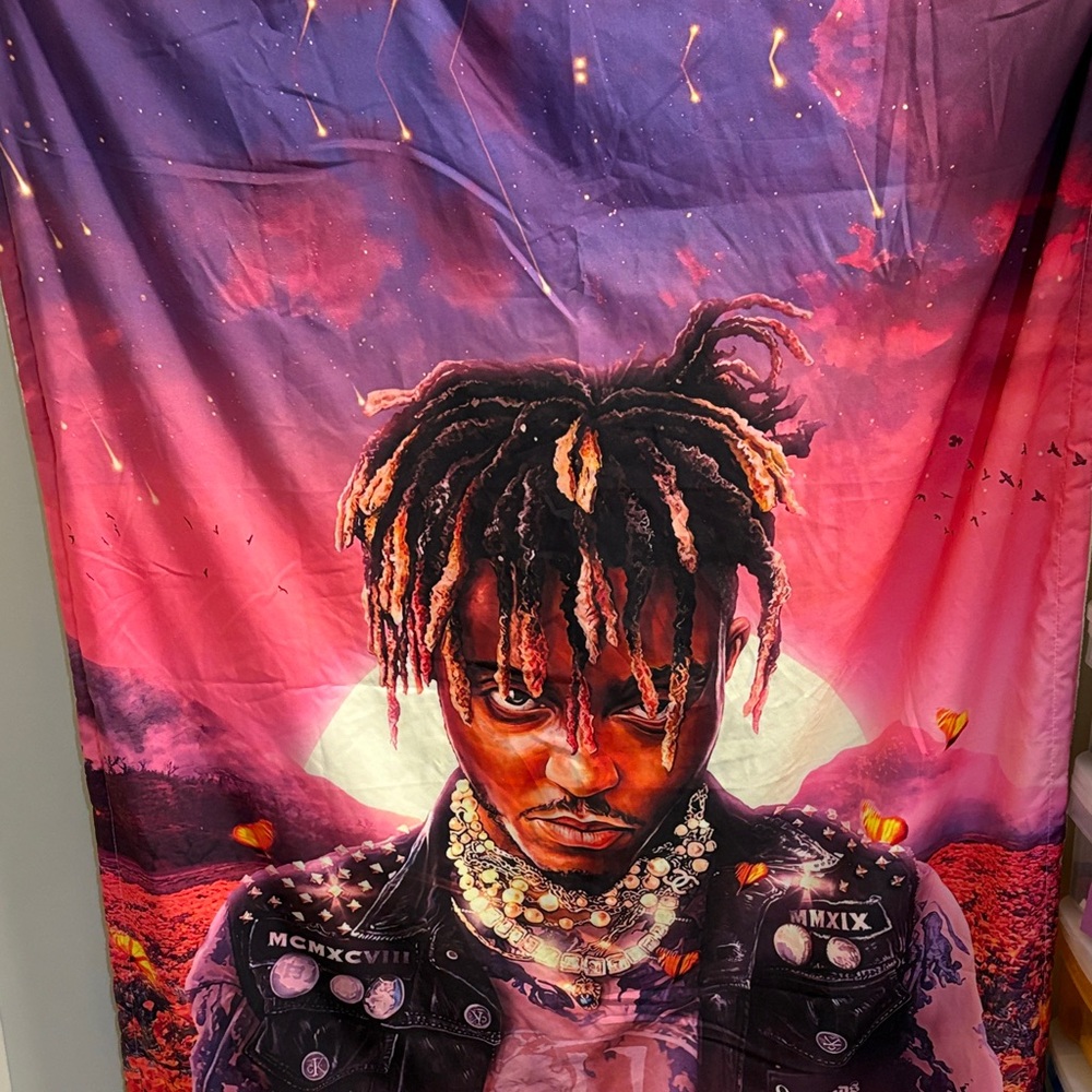 Vibrant XXX Tentación Blanket or Wall Tapestry. 40inches wide and 55 inches long